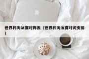 世界杯淘汰赛对阵表（世界杯淘汰赛时间安排）