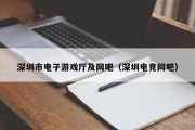 深圳市电子游戏厅及网吧（深圳电竞网吧）